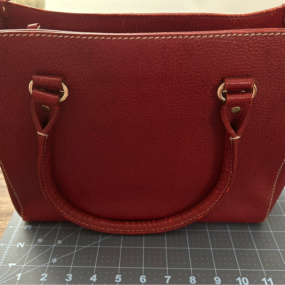 Kate Spade Cherry Red Pebbled Leather Tote